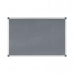 Bi-Office Maya Felt Noticeboard 1800x1200mm Grey FA2742170 BQ35421