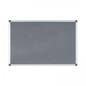 Bi-Office Maya Felt Noticeboard 1800x1200mm Grey FA2742170 BQ35421