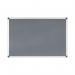 Bi-Office Maya Felt Noticeboard 1800x1200mm Grey FA2742170 BQ35421