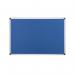 Bi-Office New Generation A9 Felt Noticeboard 60x45cm Blue FA0243170 BQ35431