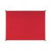 Bi-Office Aluminium Trim Felt Notice Board 1200x900mm Red FA0546170 BQ35546