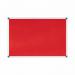 Bi-Office New Generation A9 Felt Noticeboard 90x60cm Red FA0346170 BQ35617