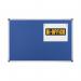 Bi-Office Aluminium Trim Felt Notice Board 1800x1200mm Blue FA27FA2743170 BQ35743