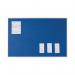 Bi-Office New Generation A9 Felt Noticeboard 180x120cm Blue FA2743830 BQ35944