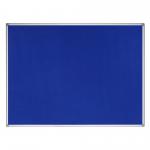 Earth Maya Felt Noticeboard 90x60cm Blue Aluminium Frame FA0343790 BQ35995