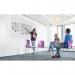 Bi-Office Tile Magnetic Steel Whiteboard 148x98cm DET8125397 BQ37539