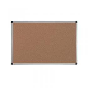 Bi-Office Aluminium Frame Cork Noticeboard 900x600mm CA031170 BQ42031