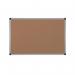 A sleek and professional corkboard with an aluminium frame, perfect for any office or home setting. The 900x600mm size allows for plenty of space to display important notices and reminders. Ideal for keeping organized and on top of tasks.