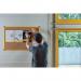 Bi-Office Industrial Ultrabrite Cork Board Yellow Aluminium Frame 200x100cm CA2211721 BQ42809