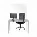 Bi-Office Frameless 4mm Acrylic Desk Protection 900x900 AC41023973 BQ44017