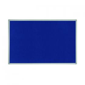 Bi-Office Aluminium Trim Board 1200x900mm Blue FB1443186 BQ44316