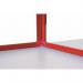 Bi-Office Duo Acrylic Board 900x600mm Maya Red Alum Frame AC03209111 BQ44611