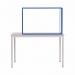 Bi-Office Duo Acrylic Board 900x600mm Maya Blue Frame AC03209121 BQ44613