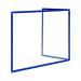 Bi-Office Duo Acrylic Board 900x600mm Maya Blue Frame AC03209121