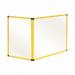 Bi-Office Duo Acrylic Board 900x600mm Maya Yellow Frame AC03209131 BQ44615