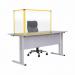 Bi-Office Duo Acrylic Board 900x600mm Maya Yellow Frame AC03209131 BQ44615