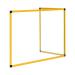 Bi-Office Duo Acrylic Board 900x600mm Maya Yellow Frame AC03209131