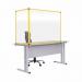 Bi-Office Duo Acrylic Board 1200x900mm Maya Yellow Frame AC05209131 BQ44616