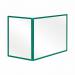 Bi-Office Duo Acrylic Board 900x600mm Maya Green Frame AC03209141 BQ44617