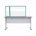 Bi-Office Duo Acrylic Board 900x600mm Maya Green Frame AC03209141 BQ44617