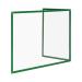 Bi-Office Duo Acrylic Board 900x600mm Maya Green Frame AC03209141