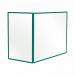 Bi-Office Duo Acrylic Board 1200x900mm Maya Green Frame AC05209141 BQ44618
