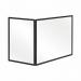 Bi-Office Duo Acrylic Board 900x600mm Maya Black Frame AC03209151 BQ44619