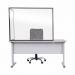 Bi-Office Duo Acrylic Board 1200x900mm Maya Black Frame AC05209151 BQ44620
