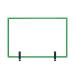 Bi-Office Protect Desktop Acrylic Board Grn Frame 900x600 AC03019141