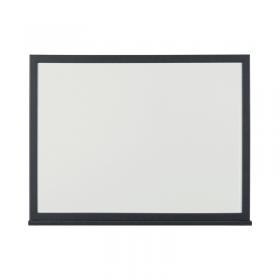 Bi-Office Black Frame Whiteboard 900x600mm MB0700169 BQ46016
