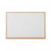 Earth Prime Non-Magnetic Whiteboard 90x60cm Oak MDF Frame MB07002318 BQ46545