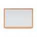 Earth Prime Non-Magnetic Whiteboard 120x90cm Oak MDF Frame MB14002318 BQ46546