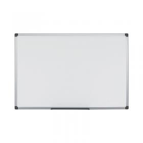 Bi-Office Aluminium Finish Magnetic Whiteboard 900x600mm MB0706186 BQ46618