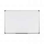 Bi-Office Aluminium Finish Magnetic Whiteboard 900x600mm MB0706186 BQ46618