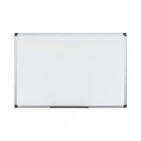Bi-Office Aluminium Finish Magnetic Whiteboard 900x600mm MB0706186 BQ46618