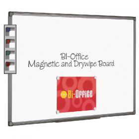 Bi-Office Aluminium Finish Magnetic Whiteboard 900x600mm MB0706186 BQ46618