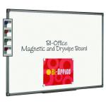 Bi-Office Magnetic Whiteboard 1800x1200mm Aluminium Finish MB8506186 BQ46850