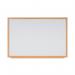 Earth Executive Non-Magnetic Whiteboard 180x120cm Oak MDF Frame MB85002319 BQ46913