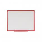 Bi-Office Maya Drywipe Gridded Whiteboard Red Frame 240x120cm MB8621206 BQ46918