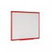 Bi-Office Maya Drywipe Gridded Whiteboard Red Frame 240x120cm MB8621206 BQ46918