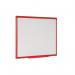 Bi-Office Maya Drywipe Gridded Whiteboard Red Frame 240x120cm MB8621206 BQ46918