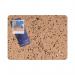 Eco Frameless Retangular Board Double-Sided Cork Black Eva 40X30Cm SF114412397 BQ47024
