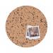 Bi-Office Eco Frameless Round Board Double-Sided CorkBlack Eva 30cm SF1034412397 BQ47027