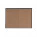 Bi-Office Essentials Techcork Noticeboard Black Frame 120x90cm SF152209169 BQ47569