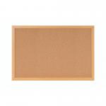 Earth Prime Cork Noticeboard 240x120cm Cork Surface Oak MDF Frame SF362001233 BQ47601