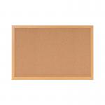 Earth Prime Cork Noticeboard 180x120cm Cork Surface Oak MDF Frame SF352001233 BQ47602