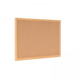 Bi-Office Earth Prime Cork Noticeboard 120x90cm Cork Surface Oak MDF