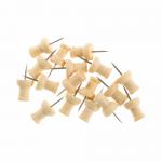 Bi-Office Wooden Push Pins (Pack of 20 PI3203 BQ48008