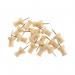 Bi-Office Wooden Push Pins (Pack of 20 PI3203 BQ48008