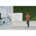 Earth Kyoto Mobile Magnetic Easel with Paper Roll with Extendable Arms EA145061731 BQ50013